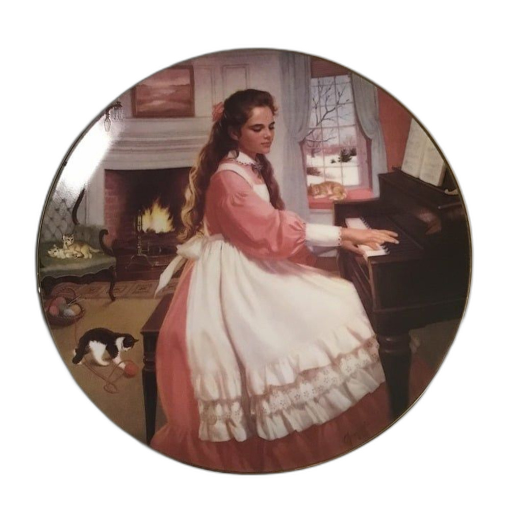 Danbury Mint "Beth" Little Women Collector Plate Elaine Gignilliat 1990 Vintage